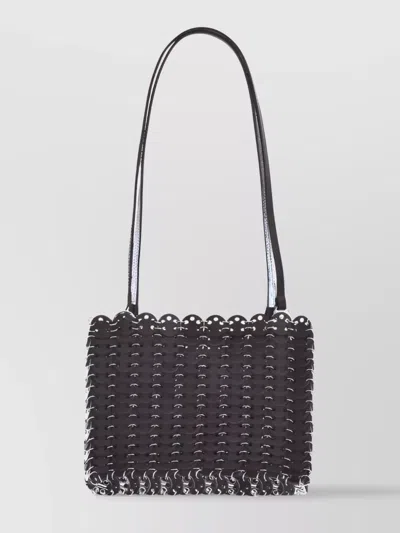 Rabanne Chainmail Disc Detail Shoulder Bag