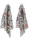 Rabanne Chainmail Drop Earrings In Multi