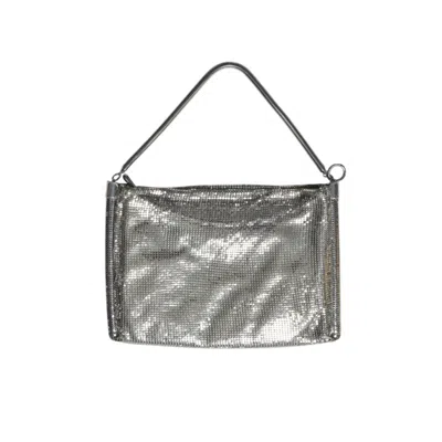 Rabanne Chainmail Handheld Pouch With Adjustable Snake Chain Handle