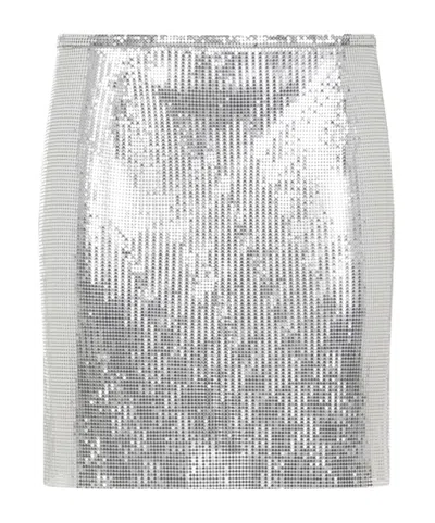 RABANNE PACO RABANNE STRAIGHT HEM MINI SKIRT