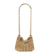Rabanne 1969 Nano Metal Shoulder Bag In Gold