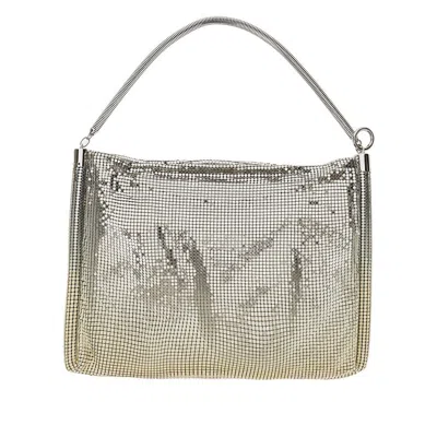 Rabanne Chainmail Pocket Bag In Silver