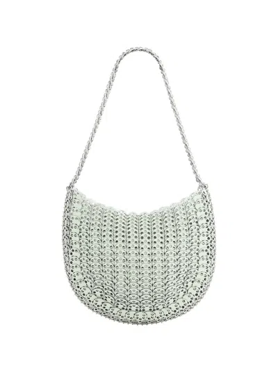 Rabanne Chain-strap Shoulder Bag In Green