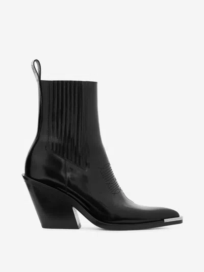 Rabanne Chelsea Boots In Black
