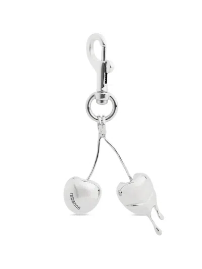 Rabanne Cherry Pendant Charm In Silver