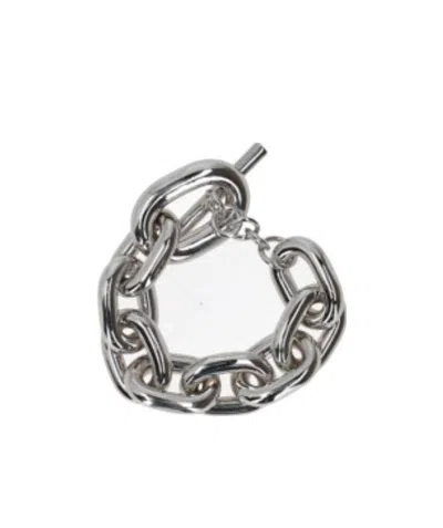 Rabanne Chunky Chain Bracelet In Gray