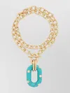Rabanne Chunky Chain Pendant Necklace