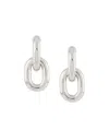 Rabanne Earrings With Silver-tone Metal Hardware In Gray