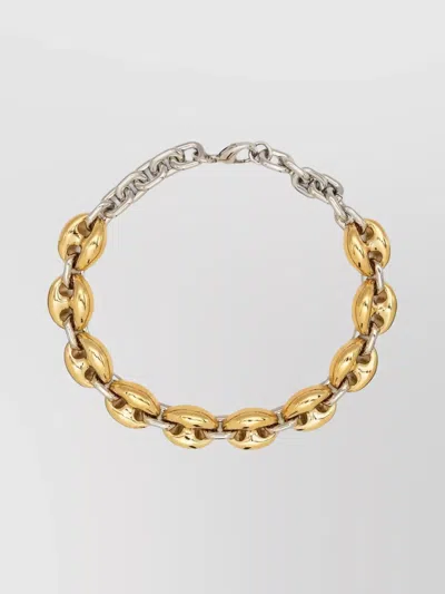 Rabanne Chunky Duo Chain Necklace