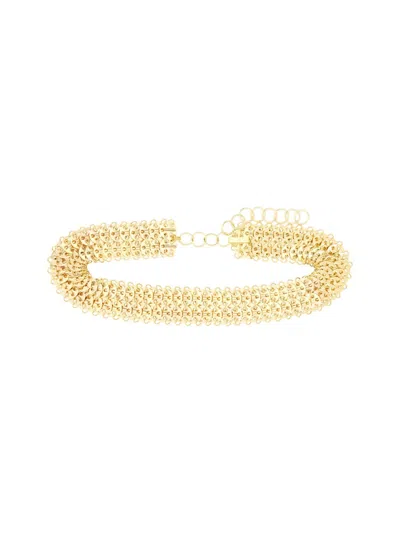 Rabanne 1969 Wide Chainmail Brass Belt In Transparent