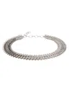 Rabanne Chainmail Adjustable Belt In Silver
