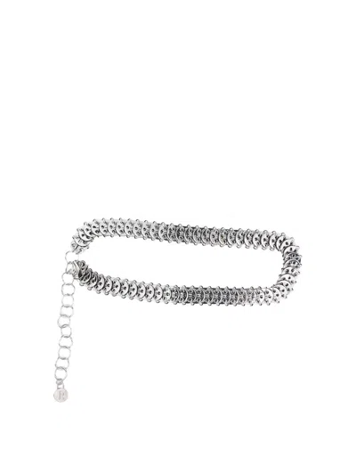 RABANNE BELT CRAFTED FROM SILVER-TONE CHAIN