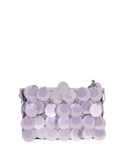 Rabanne Clutch In Metálico