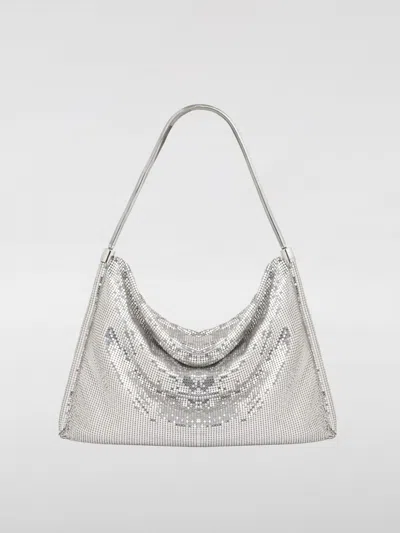 Rabanne Clutch  Woman Color White In Metallic