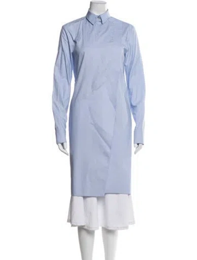 Pre-owned Rabanne Coat In Blue