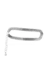 Rabanne Silver Classic Belt In Metallic