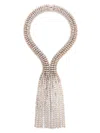 Rabanne Rhinestone-embellished Necklace In Grey
