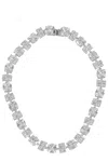 Rabanne Crystal-embellished Necklace In Silver Crystal