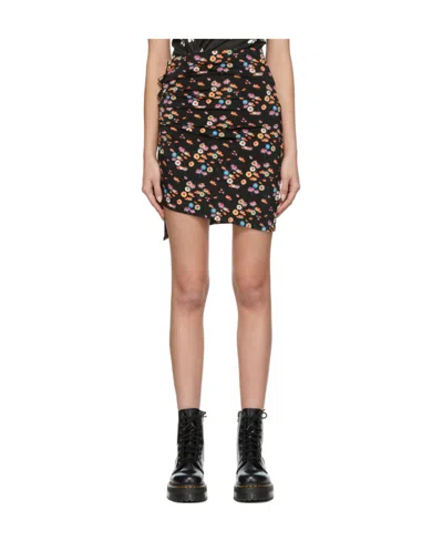 RABANNE COLORFUL FLORAL SKIRT