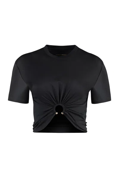 RABANNE COTTON CREW-NECK T-SHIRT