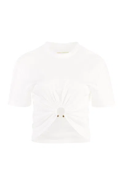 RABANNE RABANNE COTTON CREW-NECK T-SHIRT