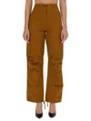 Rabanne Belt Loops Slacks In Brown