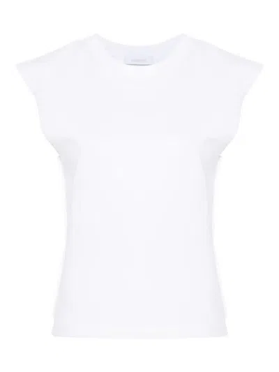 RABANNE COTTON T-SHIRT WITH CHAIN DETAIL