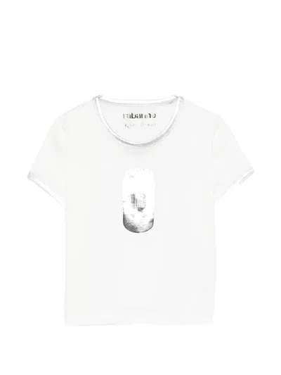 Rabanne Cotton T-shirt In White