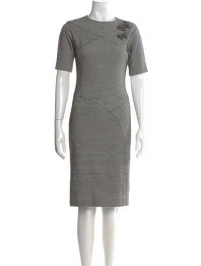 Pre-owned Rabanne Crew Neck Knee-length Dress In Multi