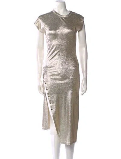 Pre-owned Rabanne Crew Neck Long Dress