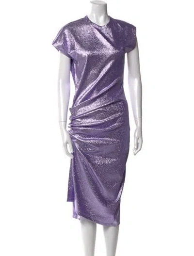 Pre-owned Rabanne Crew Neck Long Dress