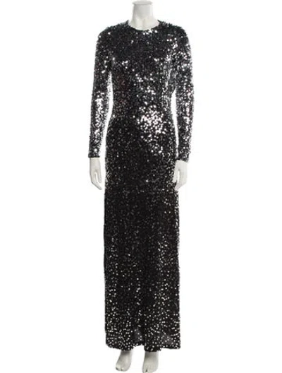 Pre-owned Rabanne Crew Neck Long Dress W/ Tags In Multi