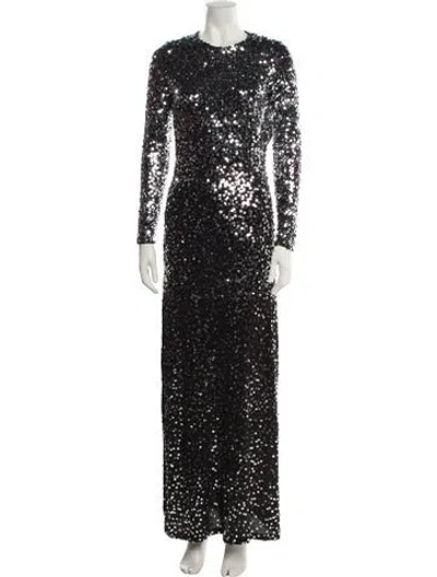 Pre-owned Rabanne Crew Neck Long Dress W/ Tags In Multi