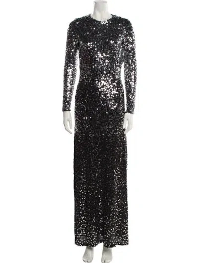 Pre-owned Rabanne Crew Neck Long Dress W/ Tags In Multi