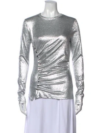 Pre-owned Rabanne Crew Neck Long Sleeve Top