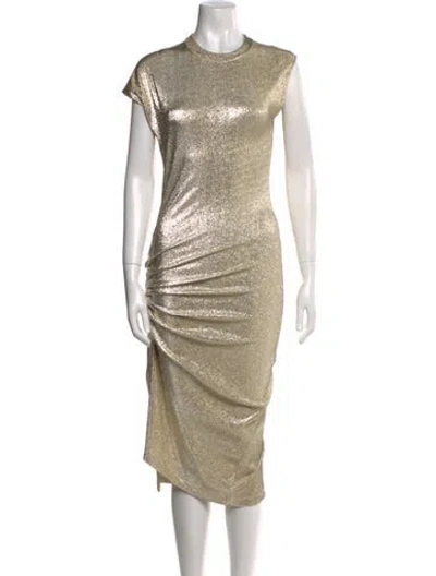 Pre-owned Rabanne Crew Neck Midi Length Dress