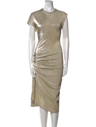 Pre-owned Rabanne Crew Neck Midi Length Dress