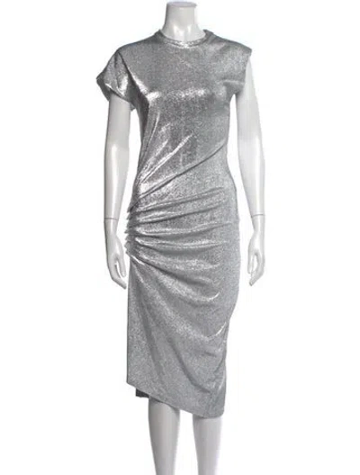 Pre-owned Rabanne Crew Neck Midi Length Dress In Multicolor
