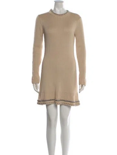 Pre-owned Rabanne Crew Neck Sweater In Neutral