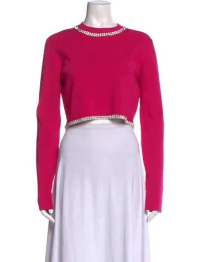 Pre-owned Rabanne Crew Neck Sweater W/ Tags In Pink
