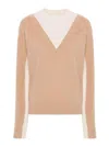 Rabanne Suéter Con Escote Barco - Beis In Beige