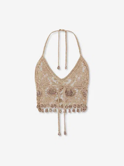 Rabanne Crochet Bralette Top