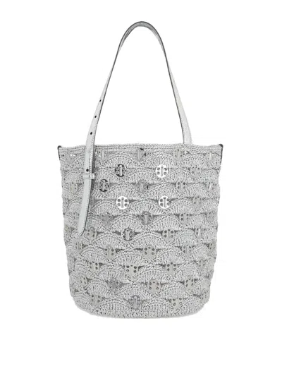 Rabanne Bolsa Bandolera - Plata In Silver