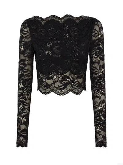 RABANNE CROPPED LACE TOP