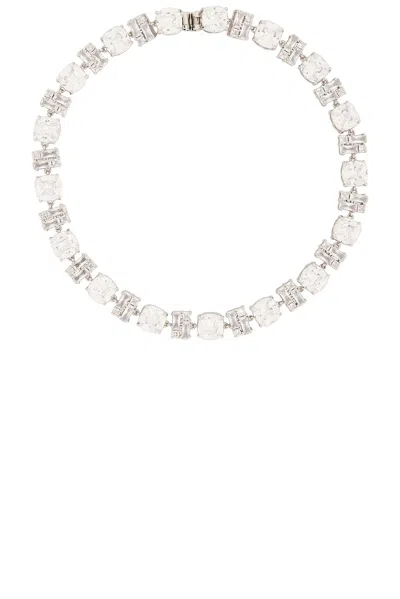 Rabanne Crystal Choker In Silver & Crystal