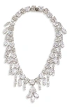 Rabanne Crystal Collar Necklace In Silver/crystal