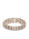 Rabanne Crystal-embellished Bracelet In Gold