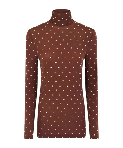 RABANNE PACO RABANNE EMBELLISHED SIM FIT TOP