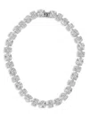 Rabanne Crystal-embellished Necklace In Silver