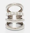 Rabanne Crystal-embellished Ring In Yellow